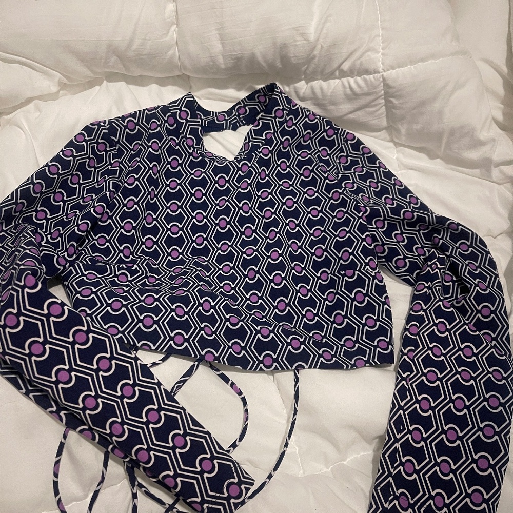 Zara open back top
